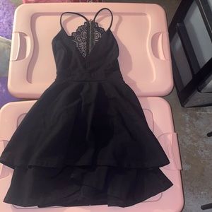 black dress